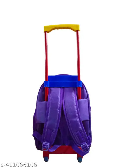 Waterproof school trolley bag (30 L, 16 inches), multicolor polyester. Indian Riders SEA GIRL backpack for kids age 2-8, durable and spacious with adjustable padded straps