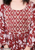 Embroidered rayon kids set with dupatta and bottomwear, variety of sizes from 5-12 years old, Indian origin