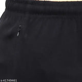 Black jogging pants with drawstring waistband