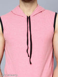 Diaz Mens Summer Wear T Shirt | T Shirt | Men's Casual Hooded Sleveless tshirt | plain sleeveless tshirt