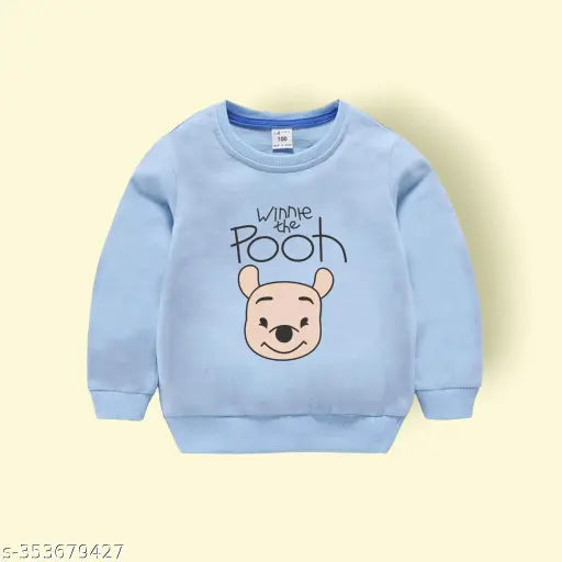 Kids winter wear stylish sweatshirt made of soft warm fabric.