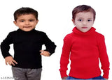 Woolen striped high neck sweater multipack for baby boys & girls (India), kids clothing stores