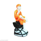 Italian marble dust Ashirwad Hand Sai Baba Idol/Murti, 6.5 INCH, office decor, poly resin god idol