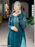Black Georgette Long Shrug, three-quarter sleeves, versatile layering piece for women's fashion, India-made