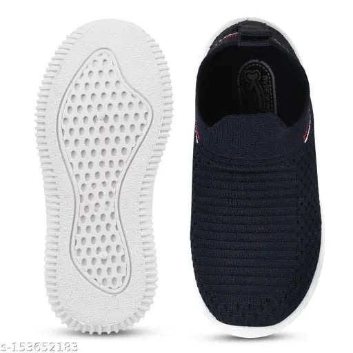 Vibrant color, lightweight synthetic Kats Kids walking shoes for boys and girls. Easy slip-on design for comfort and ease. Unisex sports footwear suitable for casual and party wear
