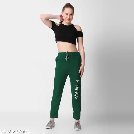 Black, green, and purple women's sportswear pajamas