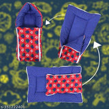 Unisex cotton swaddler sleeping bag for newborns, printed net pattern - 0-3 months