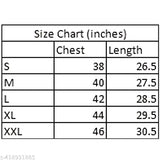 Viral Panda baggy oversized womens T-shirt, size chart with length in inches and XL size available