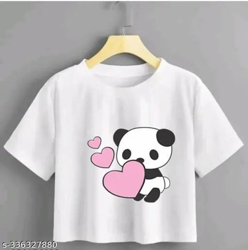 White cotton blend taddy with short sleeves and printed net pattern, size S (bust 32in, length 17in)