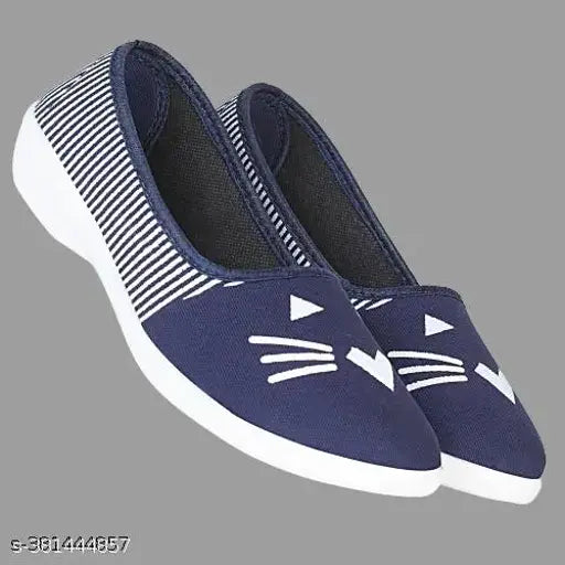 Synthetic slip-on ballerinas (IND-5/IND-6/IND-7/IND-8), Indian-made women's footwear for breathable comfort
