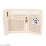 Hemp textured foldable wallet for men & women, lightweight and slim with 5 compartments. Great gift idea for any occasion