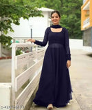 Red Georgette three-piece kurta & palazzo set with dupatta, modern elegance and comfort
