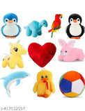 Multi-colored, BIS/ISI certified, 10pc Teddy bear combo from India
