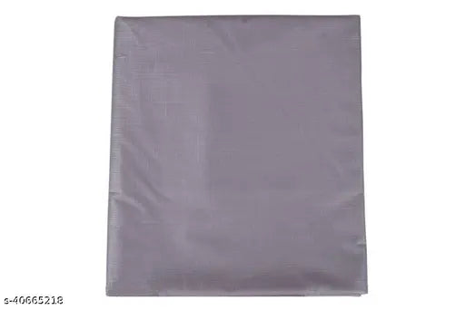 Grey polyester waterproof plastic mattress protection sheet - double bed/king size (7.5x6.5 ft) for baby and adult
