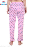 Pink women's cotton pajamas set