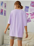 OVERSIZE DONAL DUCK PRINTED LATEST AND CASUAL BEST COTTON LONG T-SHIRT FOR WOMENT FOR