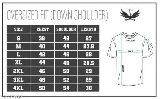 Black oversized T-shirt featuring graphic of wild cat with chest measurement 48