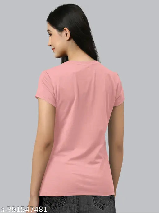 Women Casual Peach half Sleeve tshirt, Monsoon t shirt for women, Fashionable t shirt for women, Party wear fancy t shirt, Women Round Neck Tshirt, Tshirt for Woman, Ladies T shirt, Girl tshirt, Imported tshirt for women,Back Print oversize tshirt, short