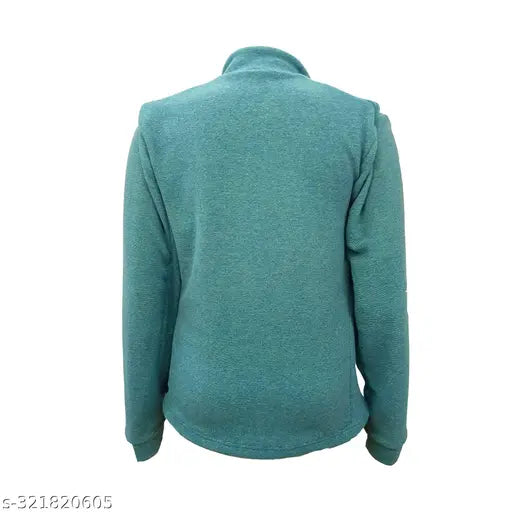 Cotton blend printed sweatshirt, long sleeves for women, size S, made in India