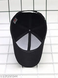 Black cotton baseball cap pack (2), lightweight and durable with special design. Ideal for most head sizes, suitable for men & women (king cap). Made in India