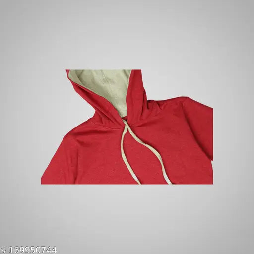 MYO Boy's Full Sleeve Cotton Blend Hooded Neck Comfortable Solid Hoodie Sweatshirt Pack of 2