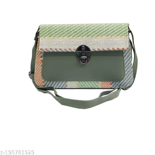 Women's two-compartment handbag with multicolored strap, ESMODA label