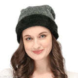 Woven wool unisex cap, free size