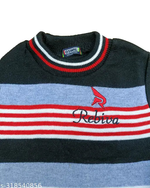 Wool Agile Fancy boys & girls sweaters, printed net pattern for 9-24 months sizes