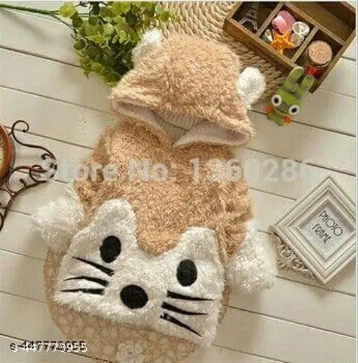 Wool printed net kids' hoodies for girls and women, long sleeves, 6-7 years size
