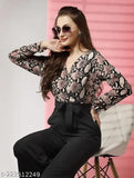 Fancy printed net Lycra jumpsuit for women and girls, long sleeves, various sizes available from XS to XXXL, origin India