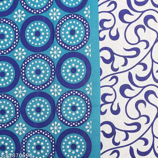 Sea Green cotton flat sheets with abstract ethnic motifs, ideal for adult AC rooms