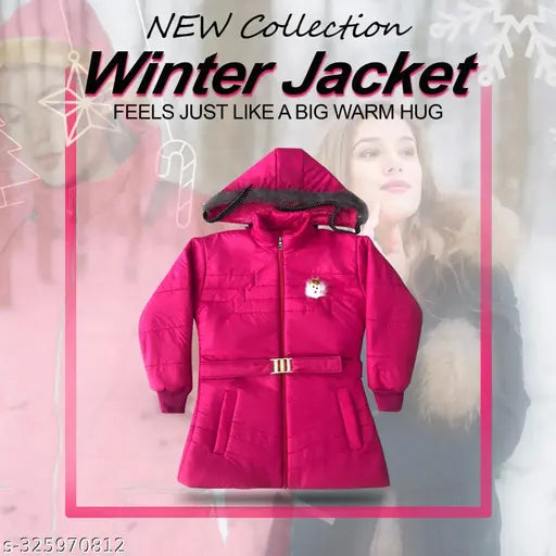 Winter jacket, treandy style, girls boys, insulated, durable, pink coat