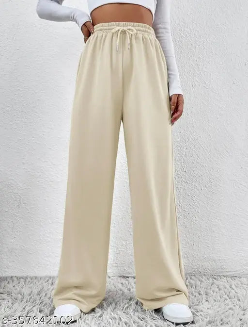 Tan pants, white top