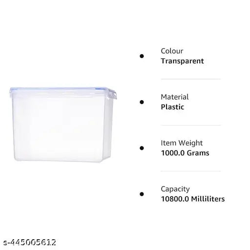 Aristo Lock 403 Plastic Storage Container, fresh 10800 ML, transparent, clear, large