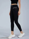 Modern lycra jegging for women - classy fit, solid net fabric, India origin