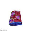 Velvet floral quilt, rich and luxurious, ideal for heavy winter use, single size, made in India