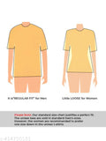 Stylish black polyester lycra t-shirt, unisex round neck for men and women on hanger