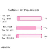 Synthetic pink bellies, closed-back design for 3c (13.5cm) to 5.5-6 years, handcrafted in India