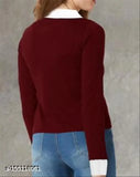Multicolor cotton round neck women's t-shirt, eye-catching colorblocked design, perfect for any occasion