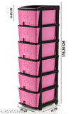 6x1.2m high pink storage organizer system with various compartments, suitable for books, clothes, toys, and shoes