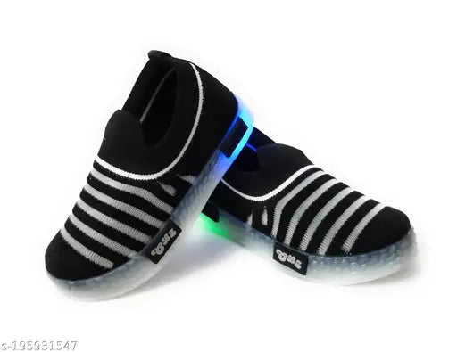 Neon blue, coolz kids, knitted first walking shoes