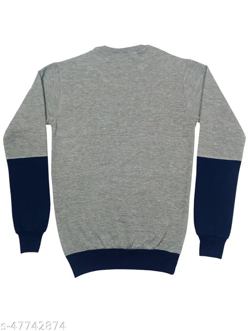 IndiStar Boys Colorblocked Wool Fleece Full Sleeves Sweaters for Winters (Pack of 2), warm and comfortable winter wear