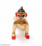 Brass Shree Radha Rani ji God Idol, Approx 130 grams, Indian handcrafted religious artifact