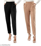 Two pairs of multicolored tights in activewear packaging, featuring a range of colors such as navy, brown, black, and gray