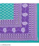 Pure cotton printed double bedsheet with 2 pillow covers, vibrant ethnic motifs, breathable material, cozy fabric, machine washable, affordable luxury, inviting ambiance
