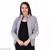 Polyester PP KURTI winter jacket, trendy and comfortable for women. Solid pattern in various sizes: M (38in bust, 30in length), L (40in bust, 30in length), XL (42in bust, 30in length), XXL (44in bust, 30in length). Indian-made fashionable jacket