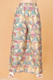 Printed Indian Kurta Set with Palazzos and coordinating bottomwear for women, featuring a versatile cord set design