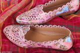 Synthetic ballerina flats for women, solid color Fabbmate Bellies from India