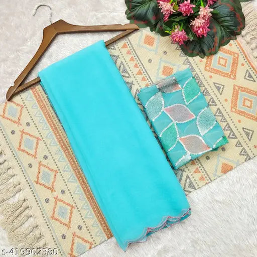 Blue light wrap, patterned design, soft fabric material, hand-held item