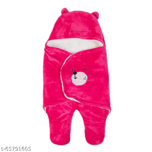 Soft microfiber AC blanket set, embroidered with cartoon designs for all-season sleeping bags. Ideal for baby boys and girls in an air-conditioned room. Brand: Naman